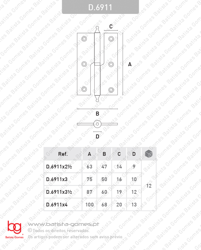 Dobradi�a � balan�o - LAT�O Lacado Preto